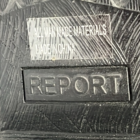 Report Olive Army Green Velvet Huey Boots Women's Size 6.5 cm Zip Up and Lace Up - Picture 16 of 16